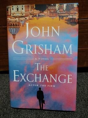 John Grisham "The Exchange" Hardcover Novel - Multicolor Sunset Cover